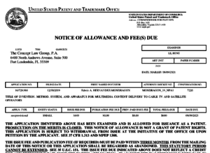 New Issued Patent MEVIA