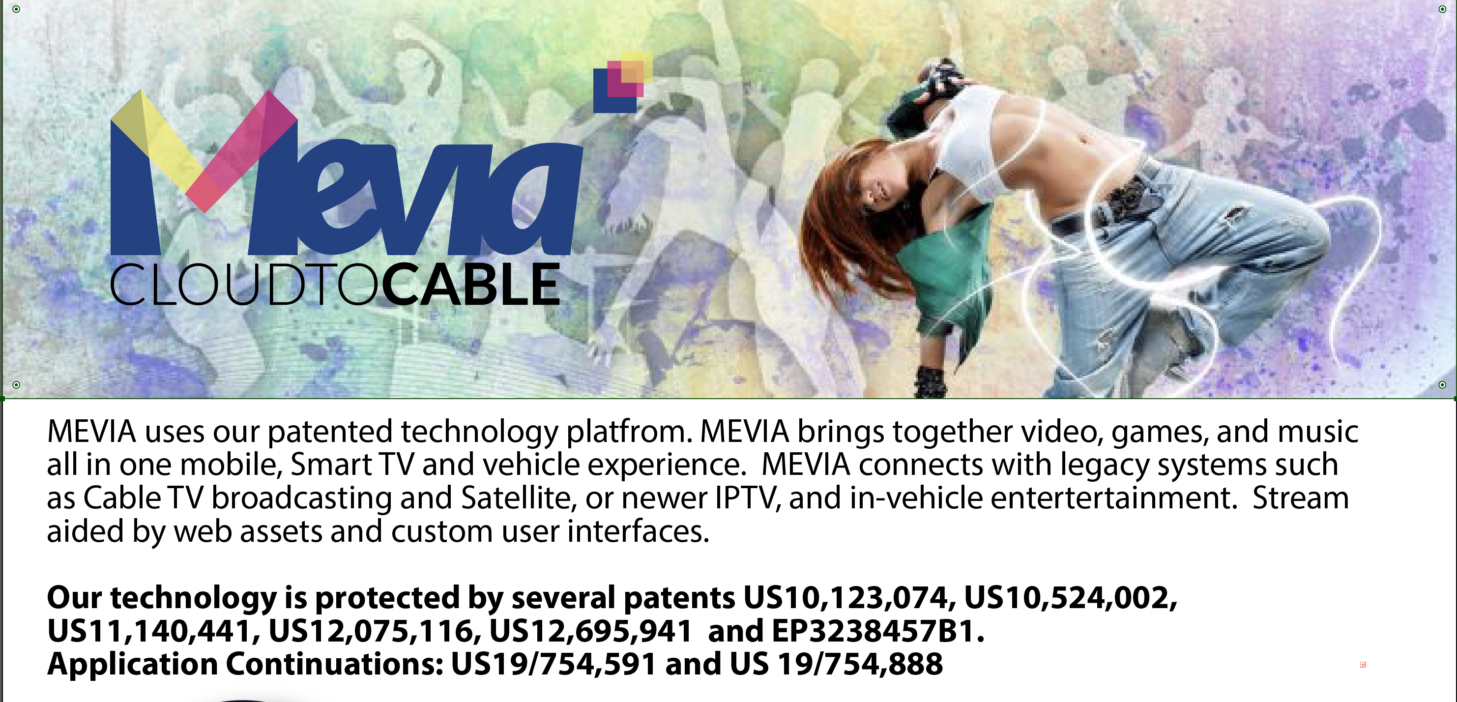 MEVIA Patent Portfolio